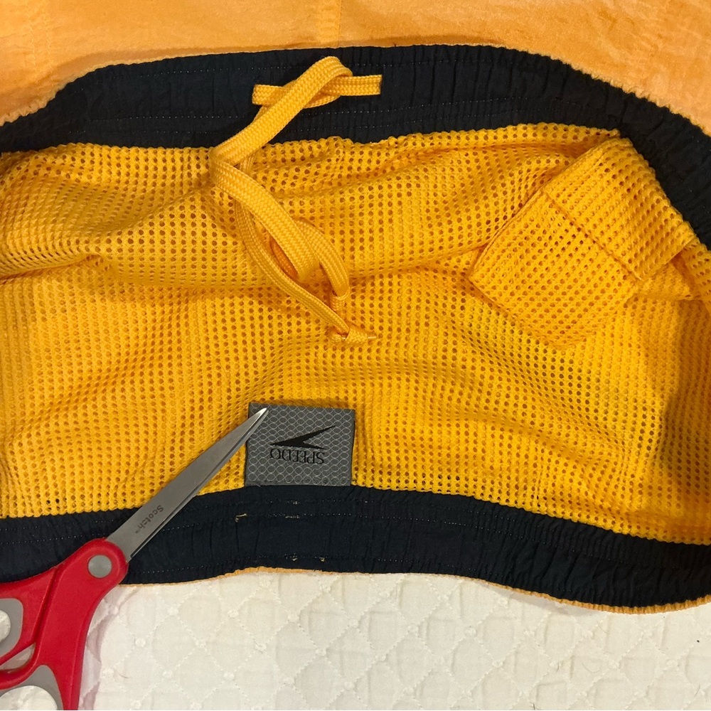 Speedo Men’s Yellow Orange Swim Trunks Board Shorts XL-XXL - Picture 4 of 11
